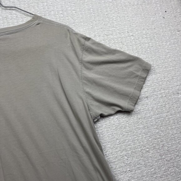 Y2K Burnside Men Shirt L Grey Affliction Goth Grunge Cross Wings Skater - Picture 12 of 15